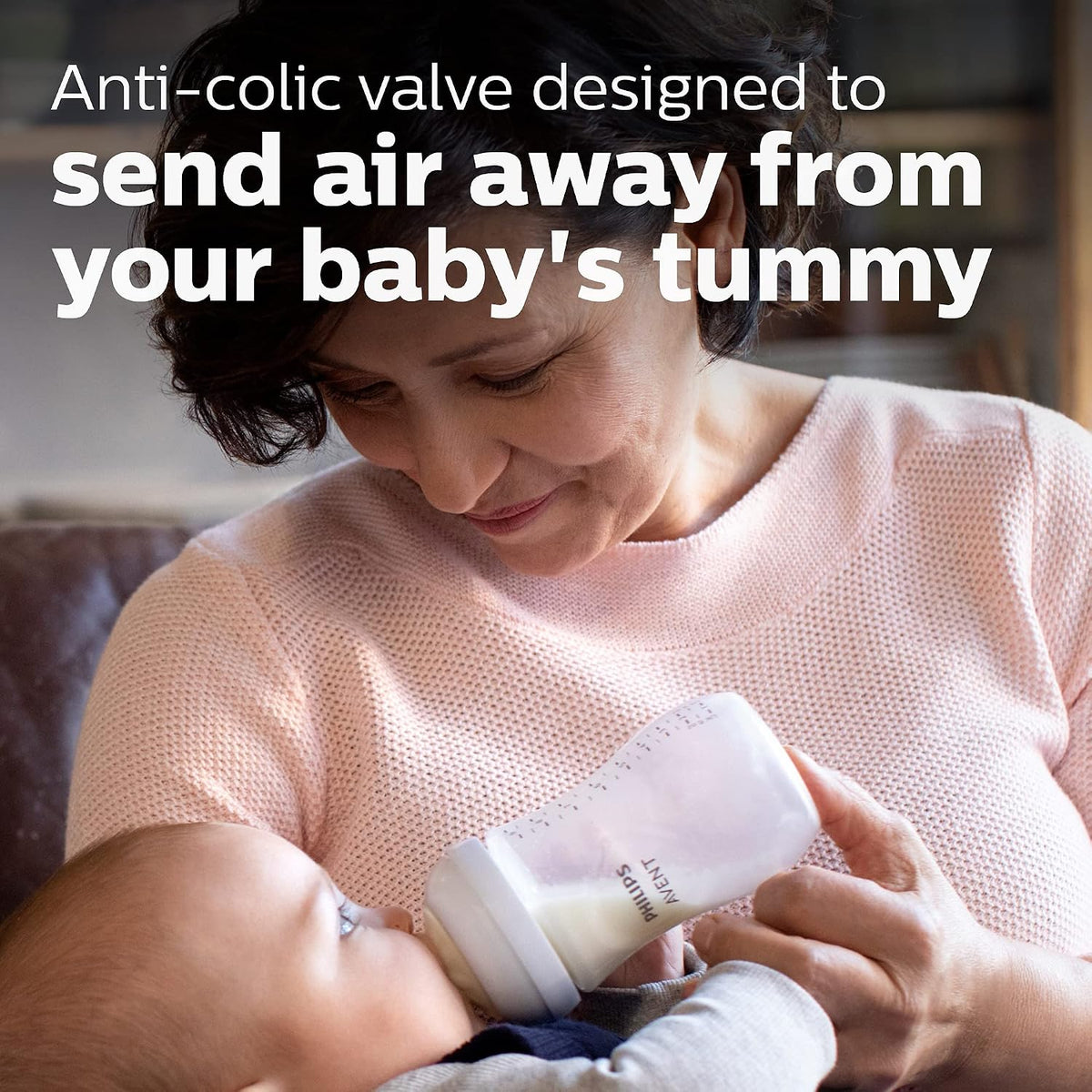 Philips Avent Natural Glass Baby Bottles, Slow Flow, 4 oz, BPA-Free, 4-Pack