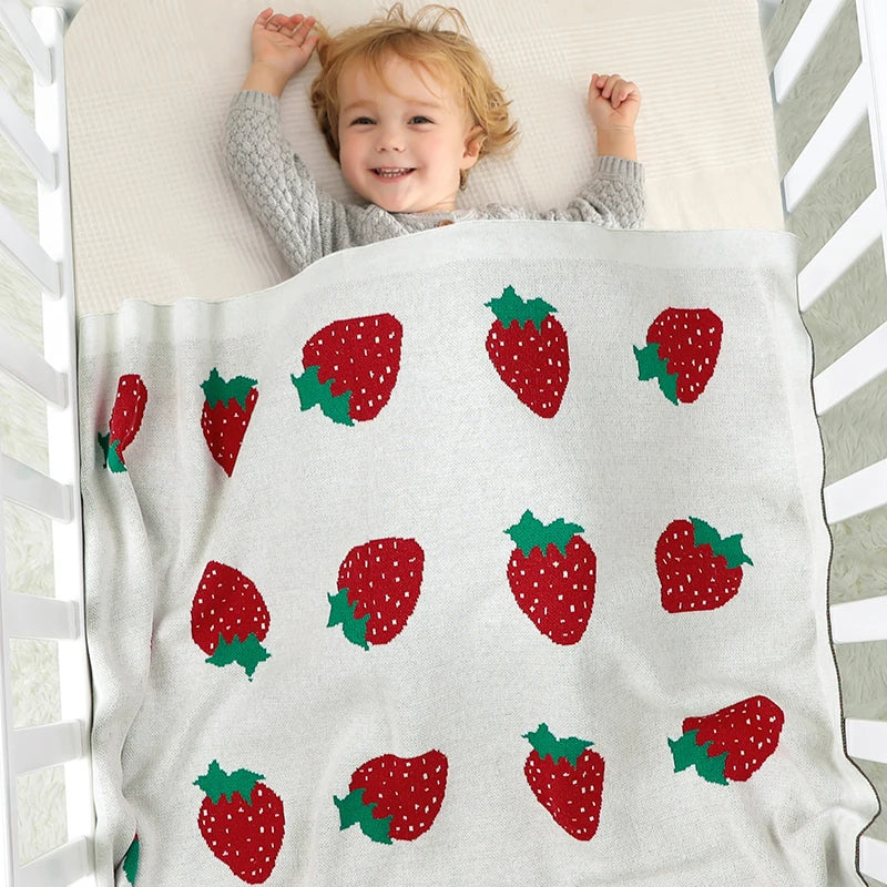 Cute Strawberry Quilts Toddler - Soft Wrap Swaddle