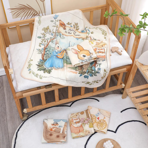 Bath towel or children's blanket absorbent newborn baby blanket