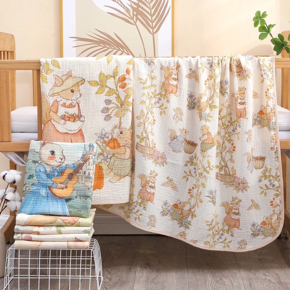 Bath towel or children's blanket absorbent newborn baby blanket