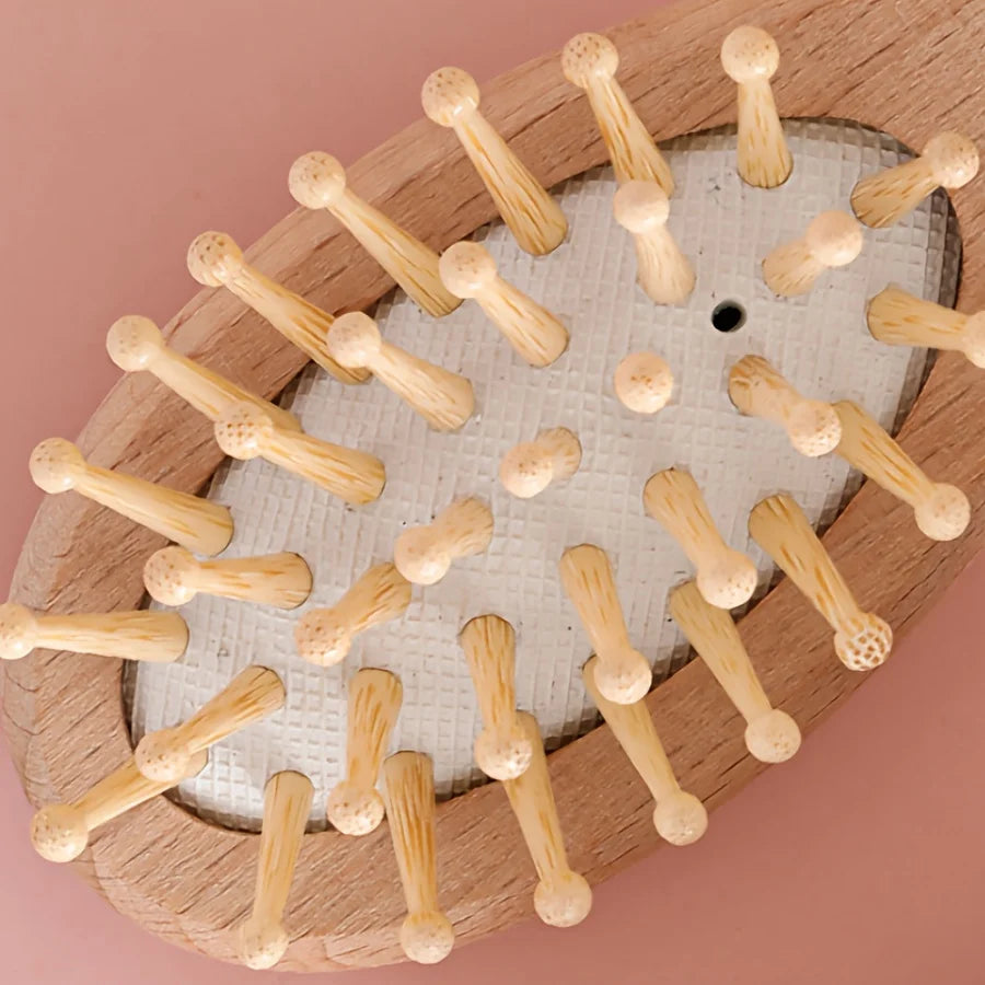 Newborn scalp cleaning soft brush, beechwood comb, air cushion comb, nail clipper, cutter
