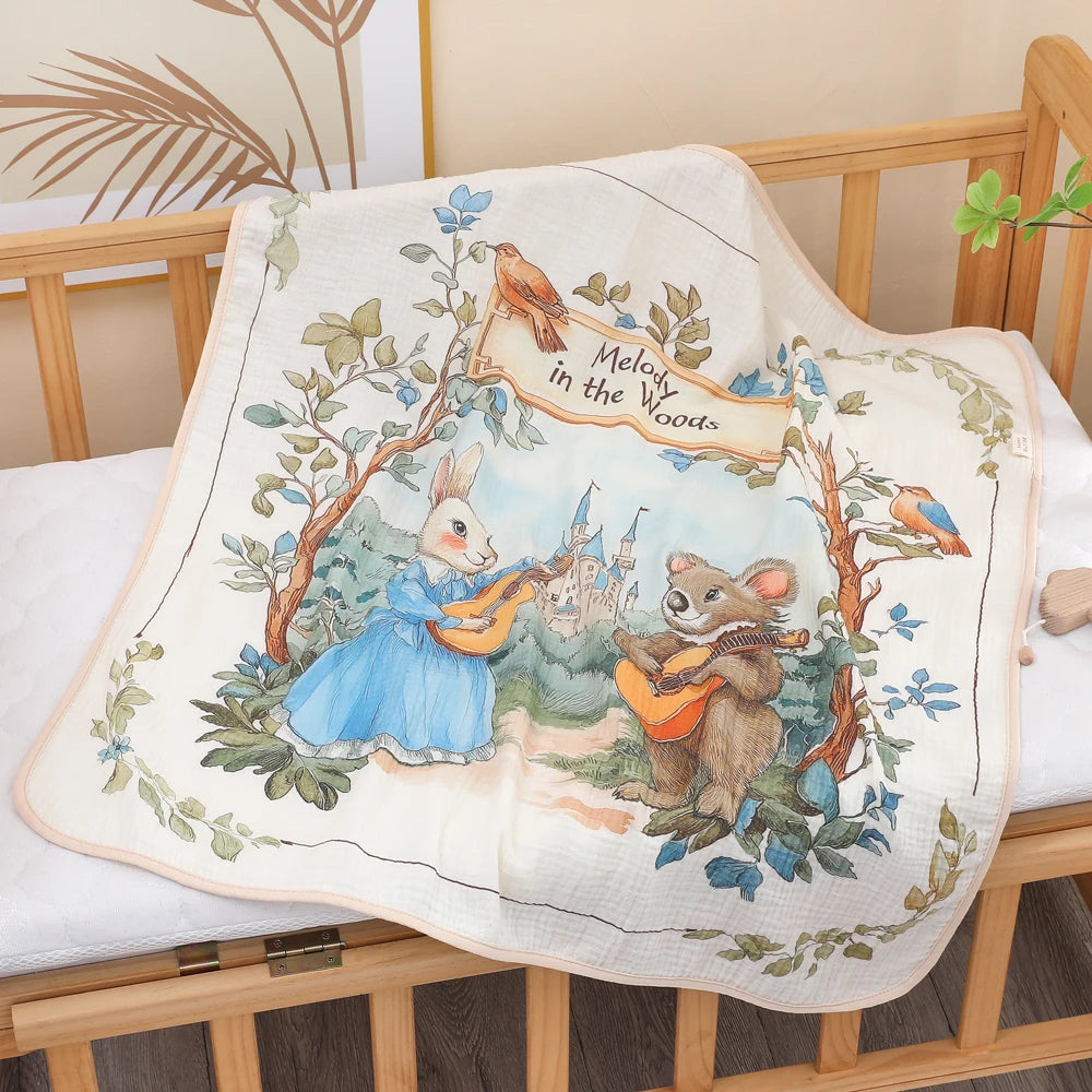 Bath towel or children's blanket absorbent newborn baby blanket