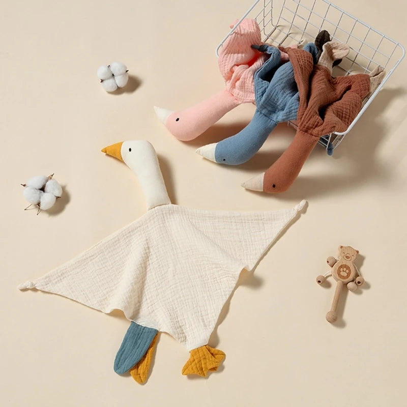 Stuffed Goose - Baby Sleeping Cuddling Security Blanket