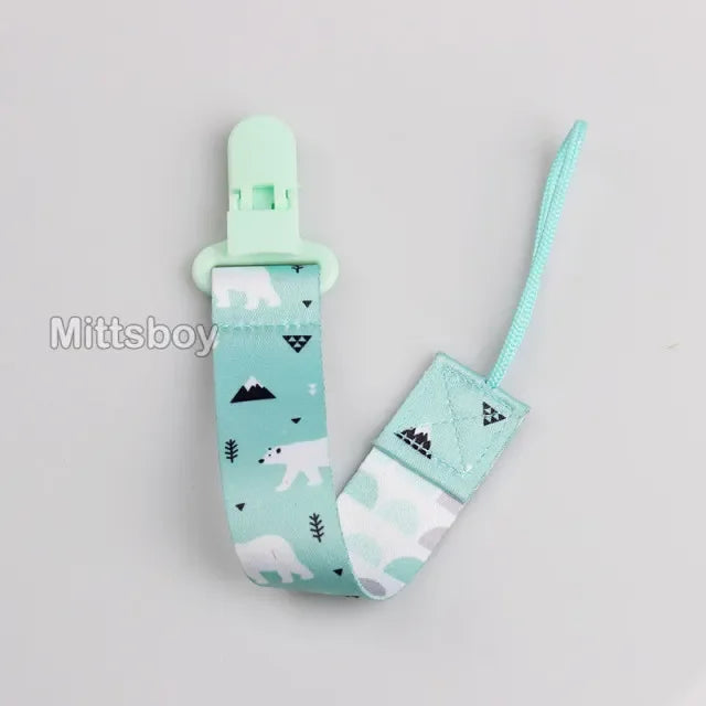 Custom Name Silicone Beads Wooden Ring Pacifier