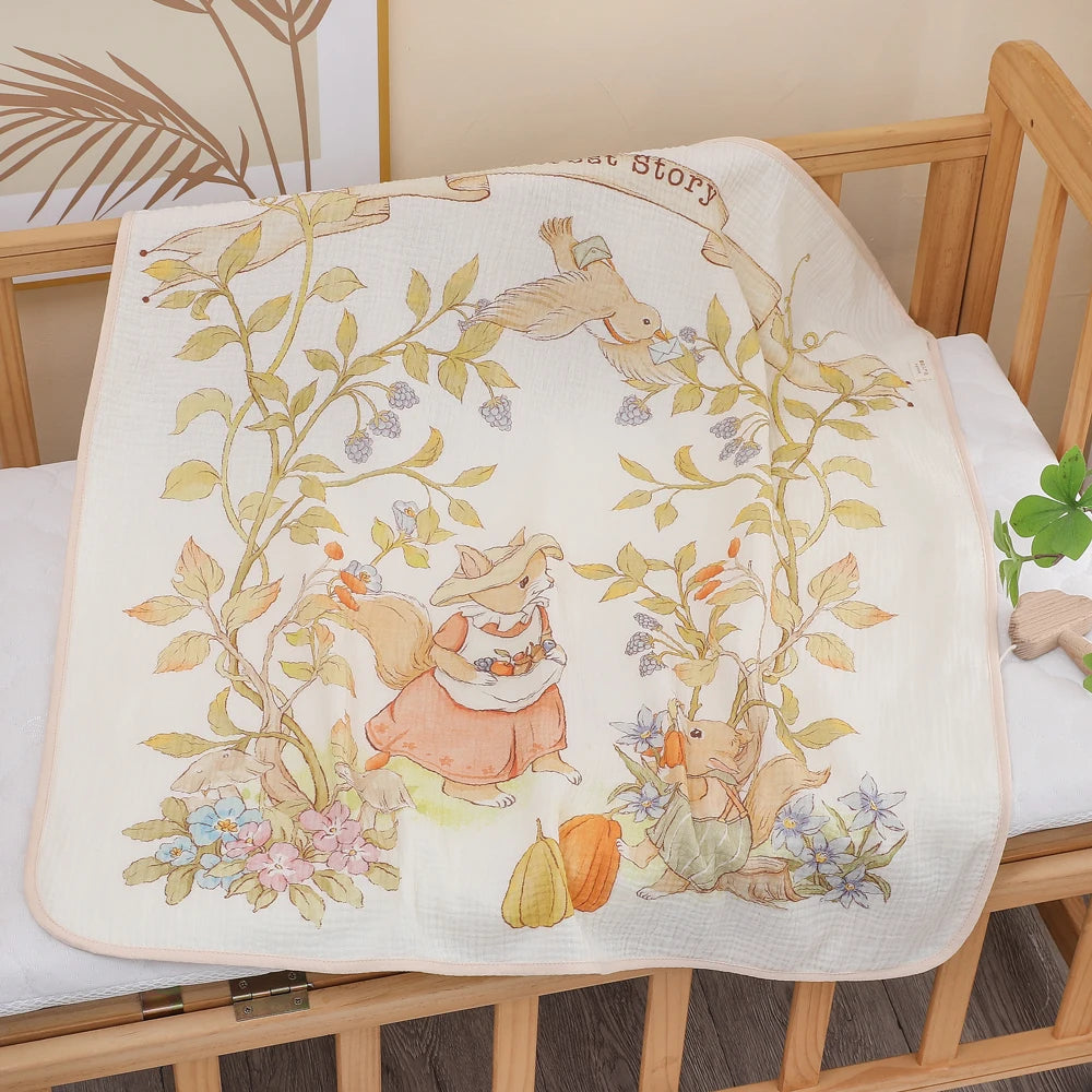 Bath towel or children's blanket absorbent newborn baby blanket