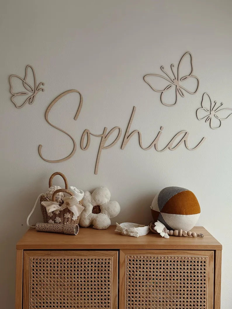 Personalized Wooden Name Sign for Nursery