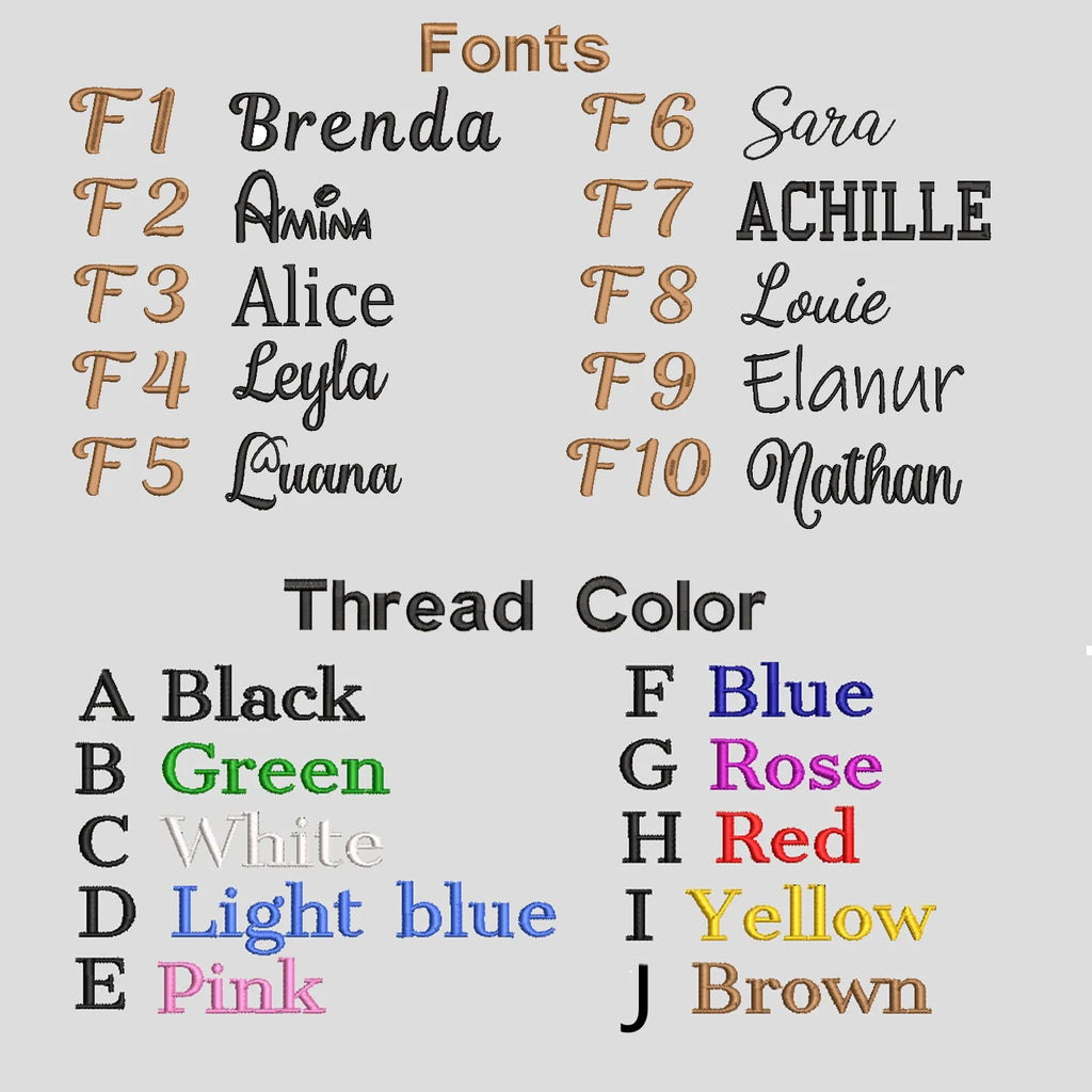 Personalized Kid Name Blanket Embroidered