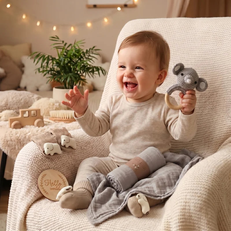 Baby Double Sided Cotton Blanket 7PCS