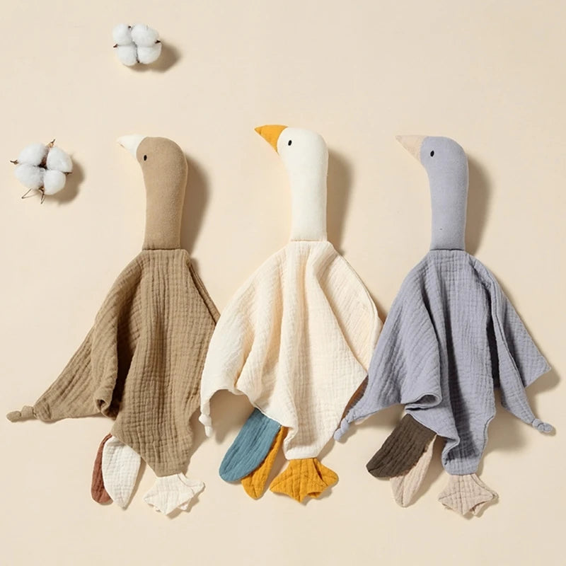 Stuffed Goose - Baby Sleeping Cuddling Security Blanket