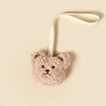 Cute Teddy Pacifier Holder Chains Baby Embroidered Bear Face Moon Clip for Newborn Accessories Kids Comforter Toys Toddler Gifts