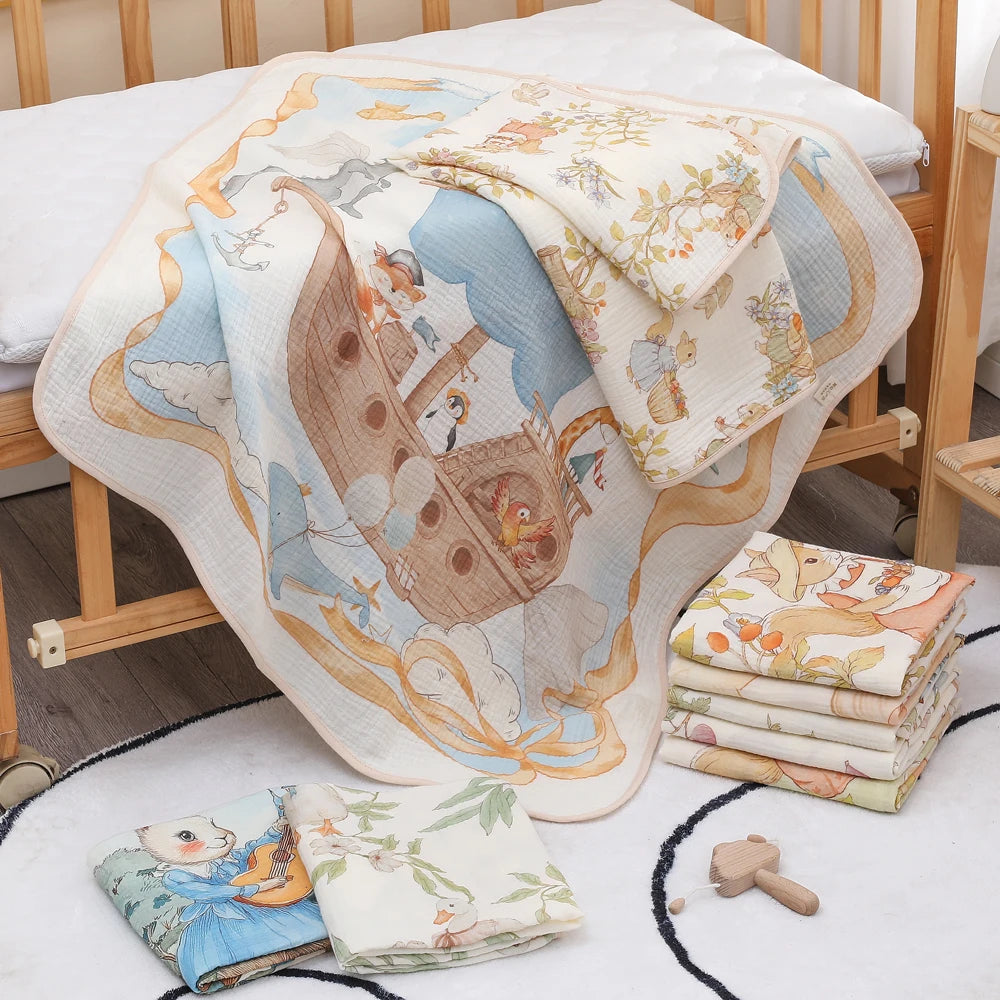 Bath towel or children's blanket absorbent newborn baby blanket
