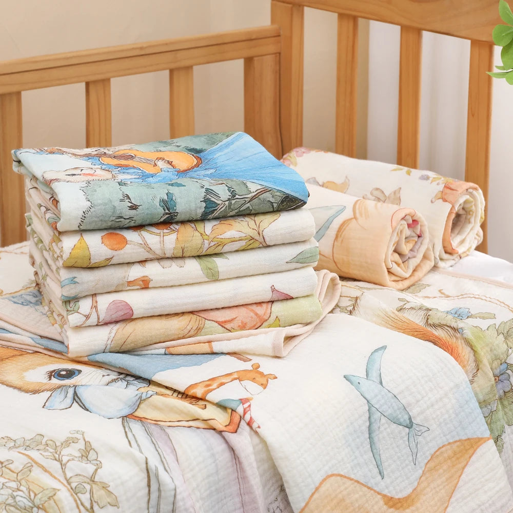 Bath towel or children's blanket absorbent newborn baby blanket