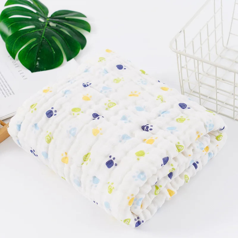 Six layers 100% Cotton Soft Baby Muslin Blanket Breathable