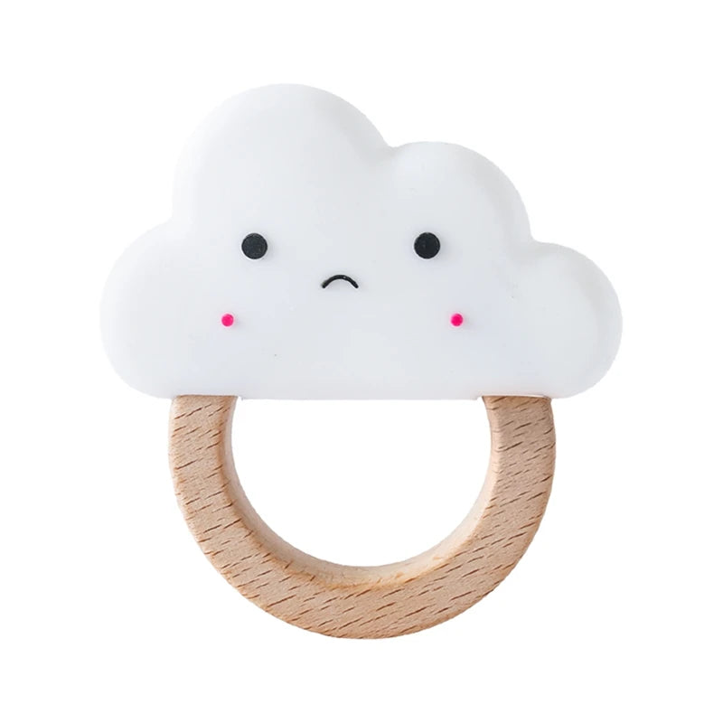 Crochet Animal Bear Rattle Toy Soother