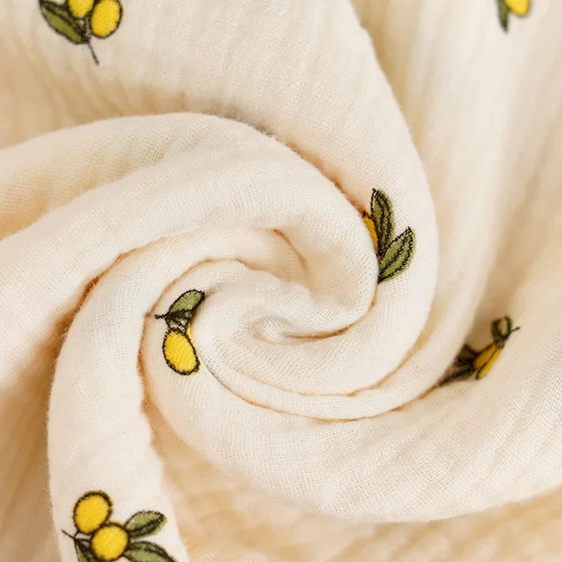 Baby Blanket Muslin Swaddle Newborn 2 Layer Cotton Bath Towel Summer Stroller Cover Wrap Gauze Toddler Sleep Blanket Baby Items