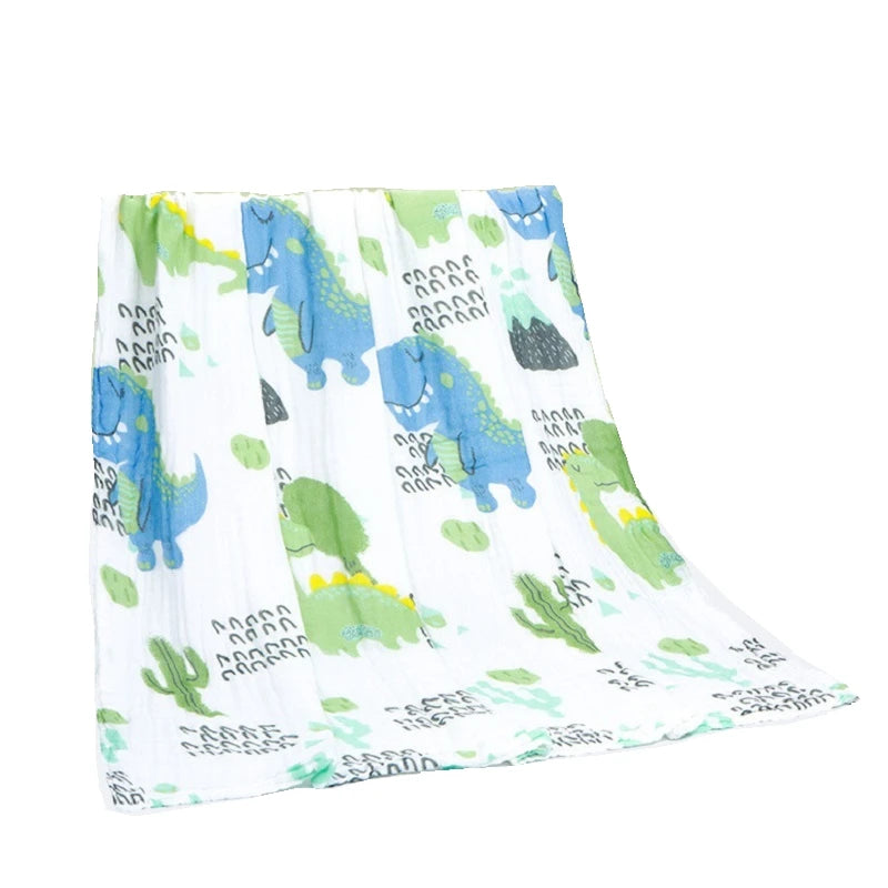 Six layers 100% Cotton Soft Baby Muslin Blanket Breathable