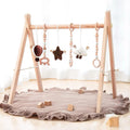 wooden sensory toy baby play mat