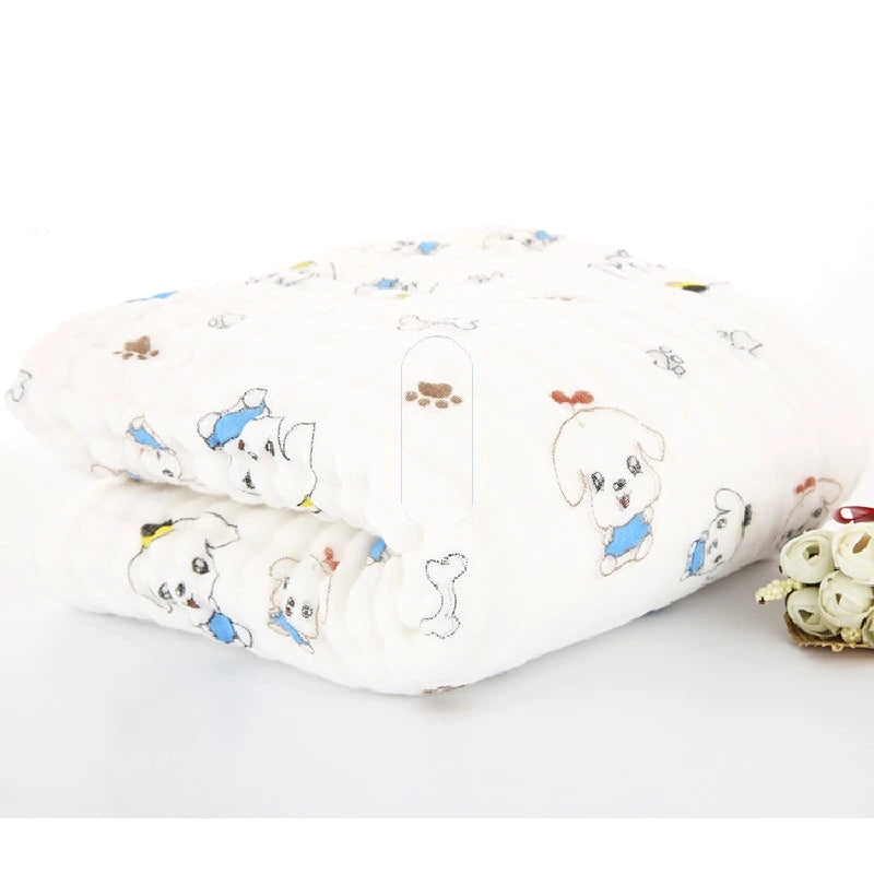Six layers 100% Cotton Soft Baby Muslin Blanket Breathable