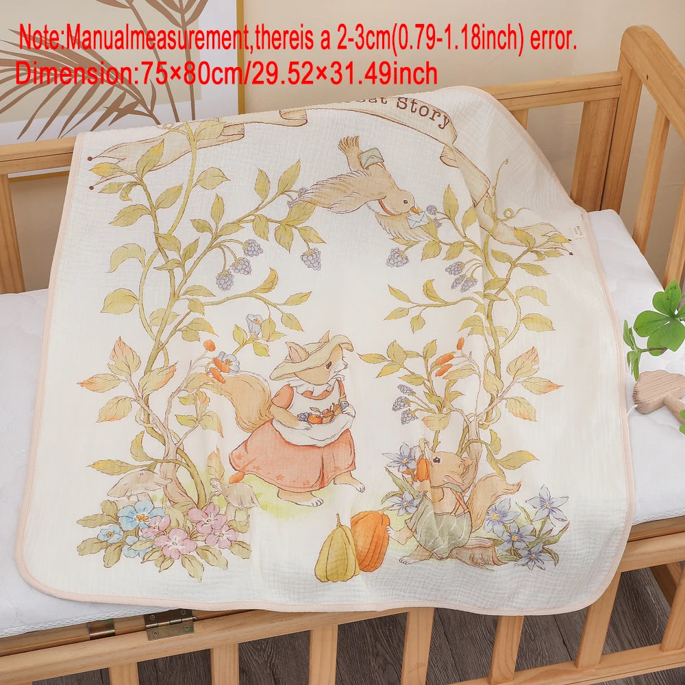 Bath towel or children's blanket absorbent newborn baby blanket