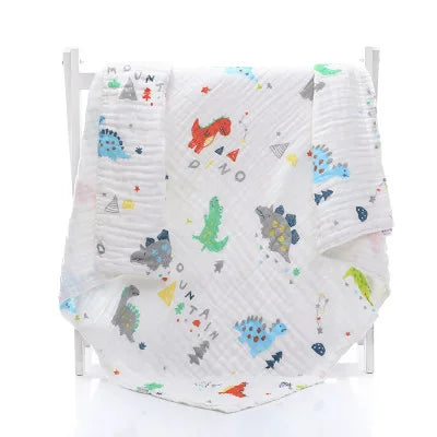 Six layers 100% Cotton Soft Baby Muslin Blanket Breathable