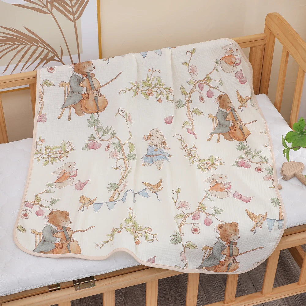 Bath towel or children's blanket absorbent newborn baby blanket