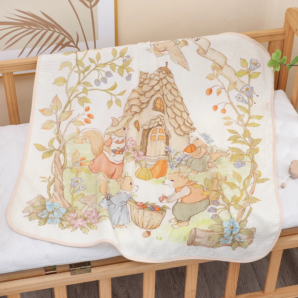 Bath towel or children's blanket absorbent newborn baby blanket